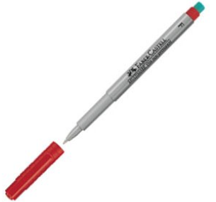 Faber -Castell - Fineliner Multimark - non-permanent - F - Rot