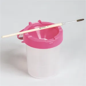 Brunnen -  Wasserbecher mit Deckel tulip - pink