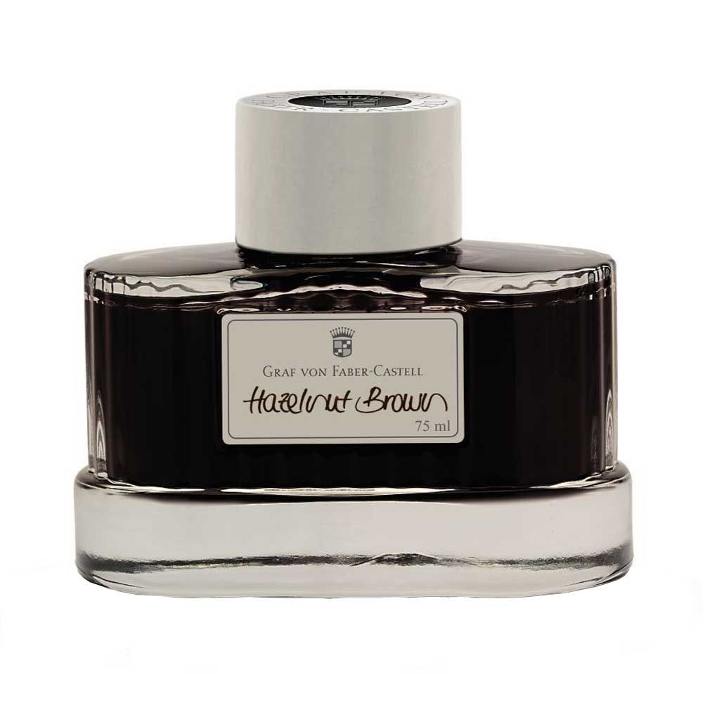 Graf von Faber-Castell - Tintenglas 75ml - Haselnussbraun 