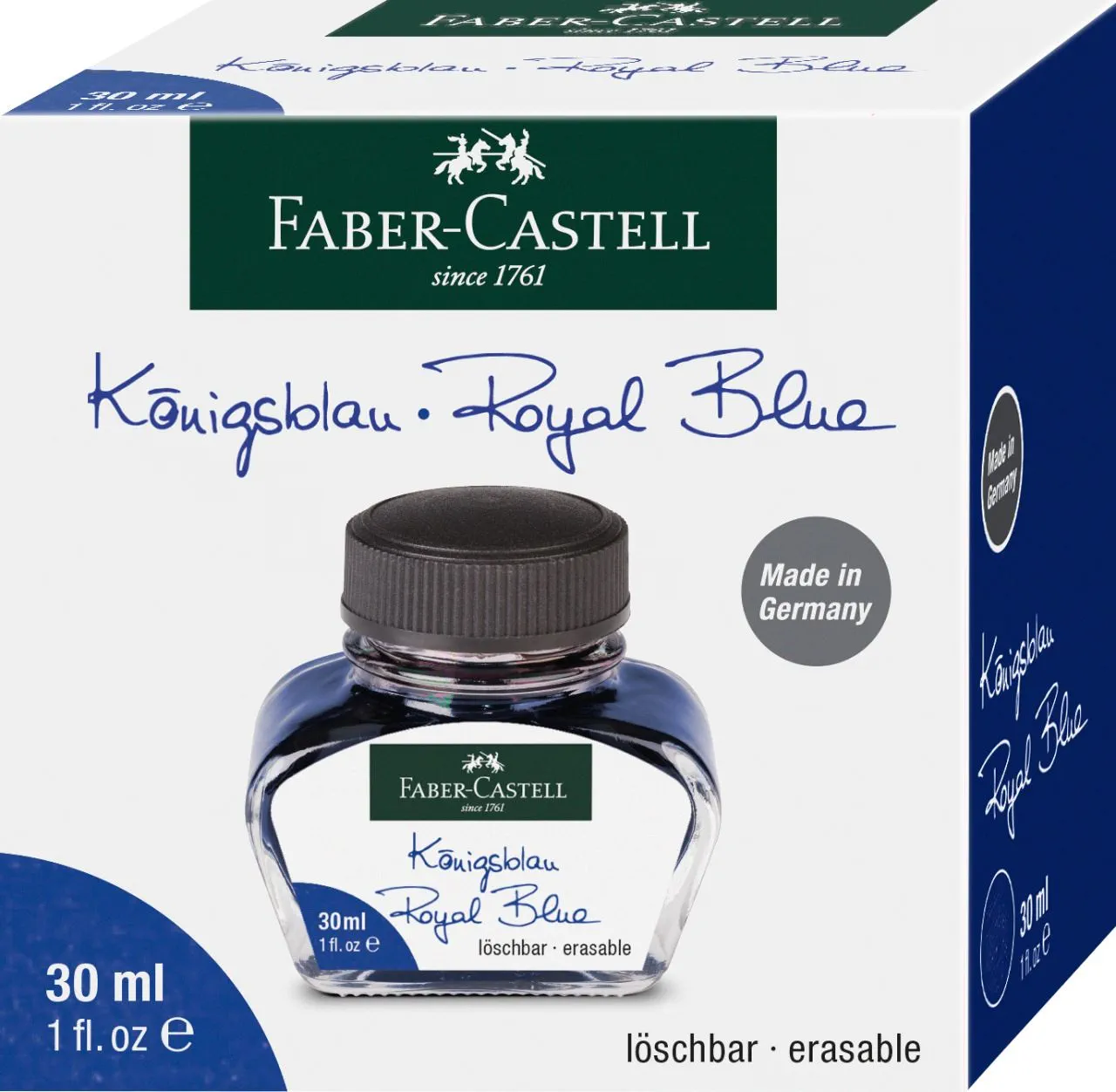 Faber-Castell - Tintenglas - 30ml - Löschbar