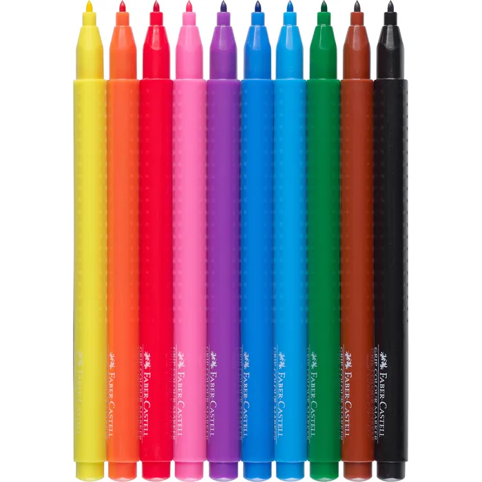 Faber Castell - Fasermaler Grip-Colours/10