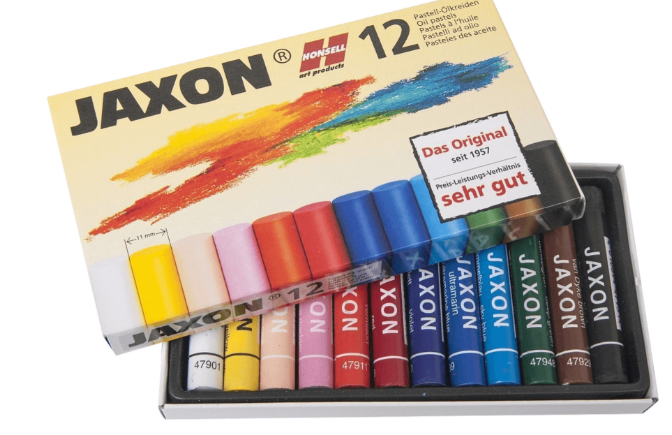 Jaxon - Ölpastellkreide - 12 Farben 