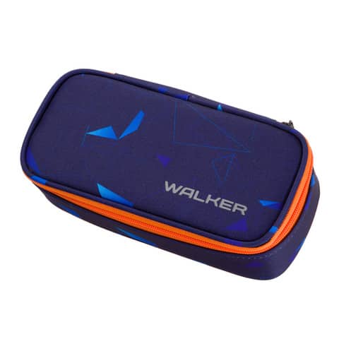 walker - Schüleretui Wizzard - laser blue, 21 x 6 x 10 cm, 1 Fach, ungefüllt
