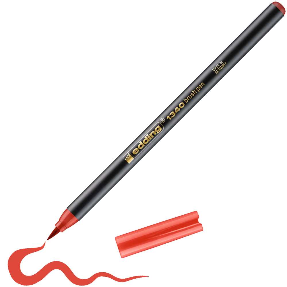 edding - Brushpen  1340 rot