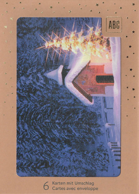 ABC - Glückwunschkarten Set Weihnachten - DIN A 6