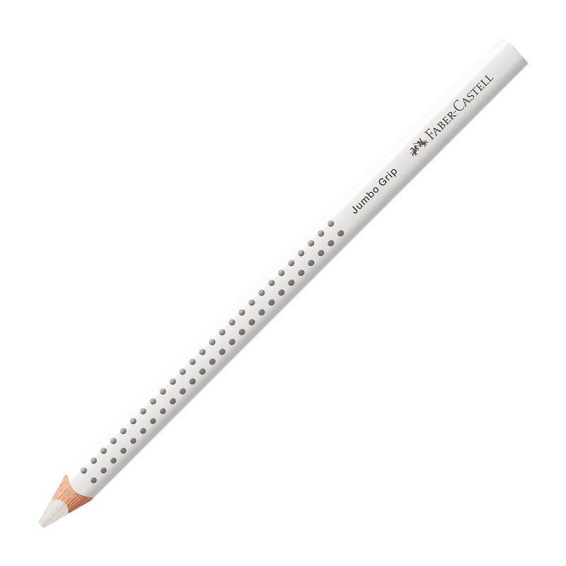 Faber-Castell - Farbstift Jumbo-Grip weiß
