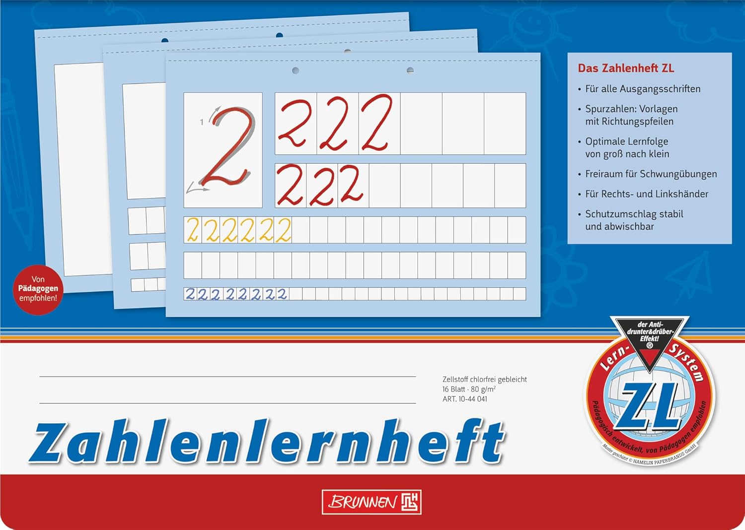 Brunnen - Zahlenlernheft - Lin. ZL