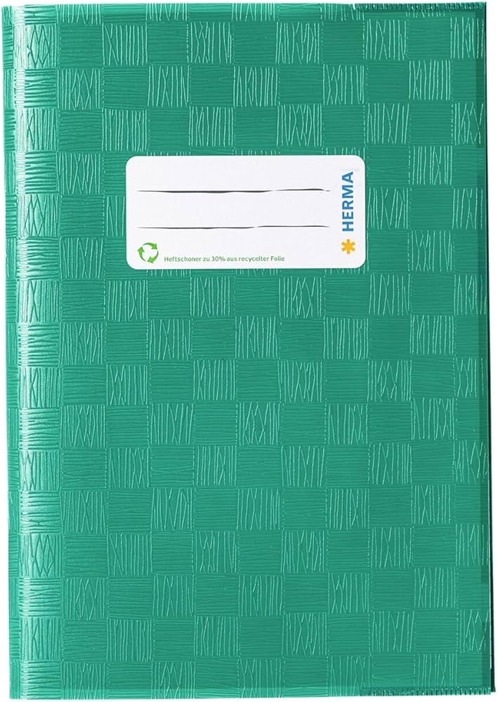 Herma -  Hefthülle - A5 - PP - Dunkelgrün 