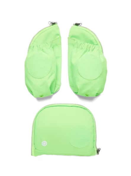ergobag - LED-Sicherheits Set mit Seitentaschen - Grün