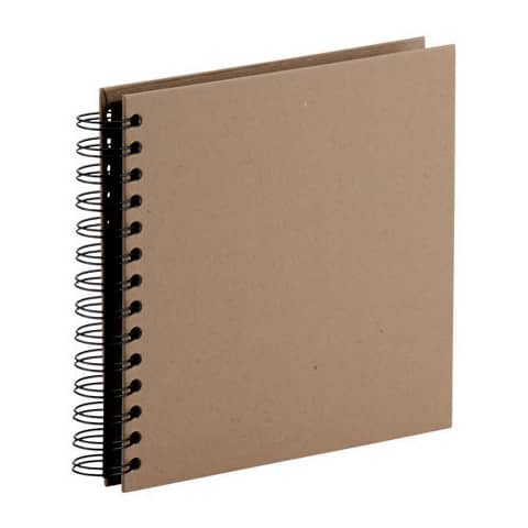 Rössler Papier - Fotospiralbuch SOHO - 18 x 18 cm, 60 Seiten, kraft