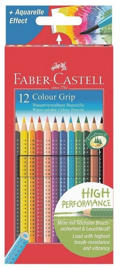 Faber-Castell - Colour Grip Buntstift - 12er Kartonetui*
