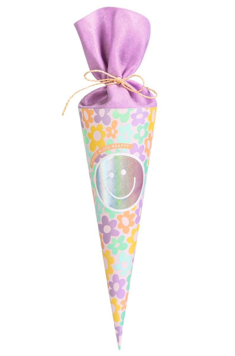 Brunnen - Schultüte - 35cm - Happy Hippie