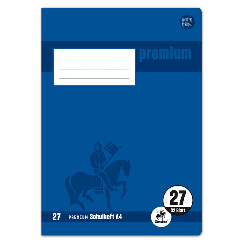 Staufen - Heft A4 - 32 Blatt - Lin.27 - Liniert