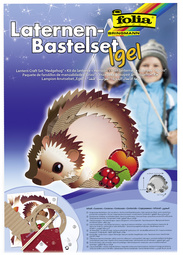 Folia - Laternen Bastelset - Igel - 23x33cm