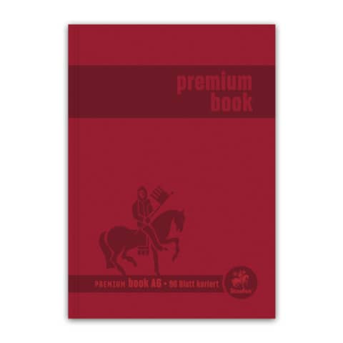 Staufen® - Geschäftsbuch Premium - A6, 96 Blatt, 90g/qm, 5 mm kariert, Hardcover