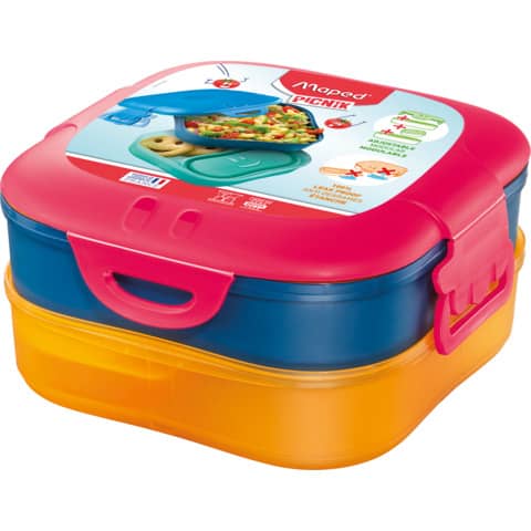 Maped® picnik - Brotbox Kids CONCEPT Lunch - 1400 ml, pink