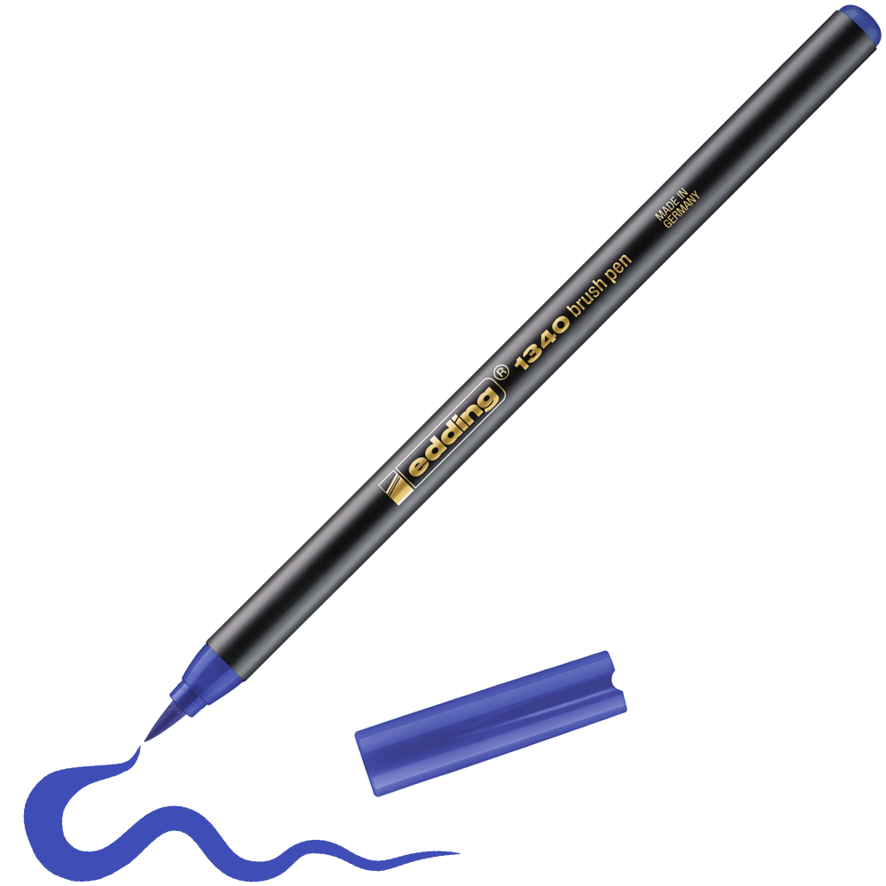 edding - Brushpen  1340 blau