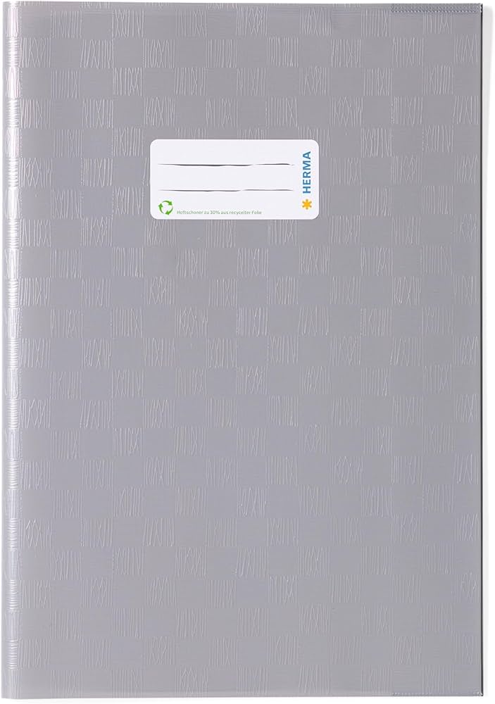 Herma -  Hefthülle - A4 - PP - Grau 
