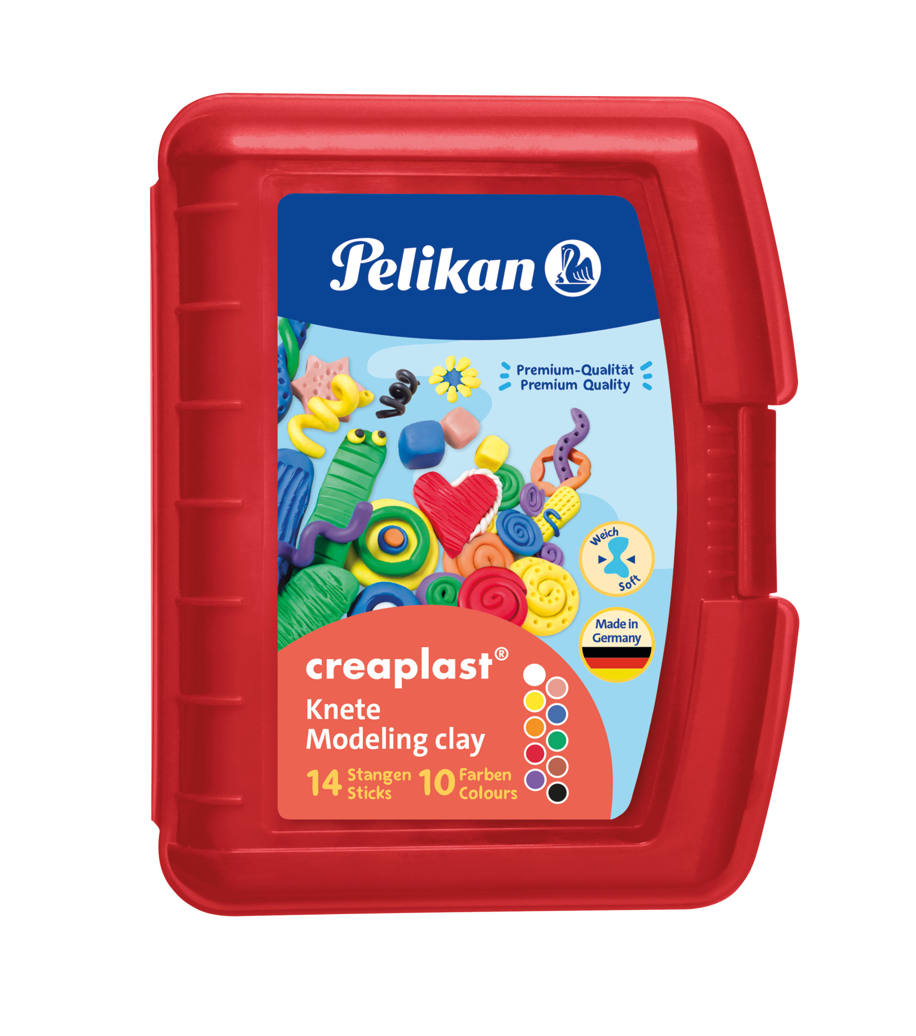 Pelikan - Kinderknete Creaplast 198/10B - Rot*