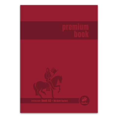 Staufen® - Geschäftsbuch Premium - A5, 96 Blatt, 90g/qm, 5 mm kariert, Hardcover