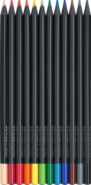 Faber-Castell - Buntstifte Black Edition - 12er Etui
