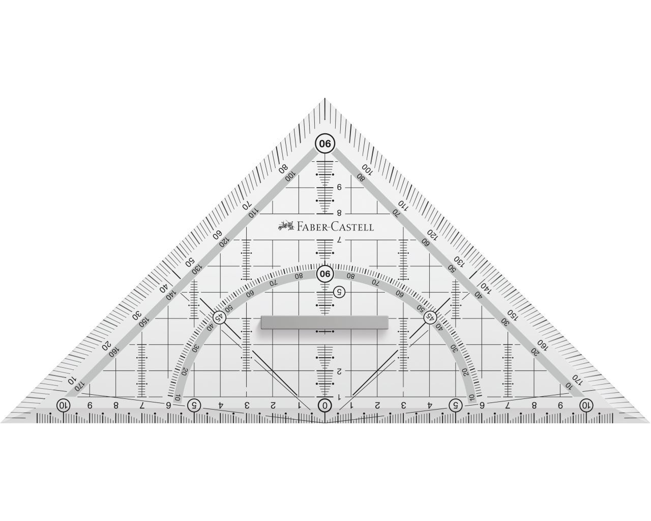 Faber-Castell - Geo-Dreieck groß mit Griff - 22cm*