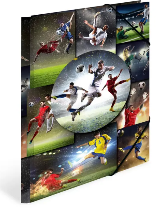 Herma - Sammelmappe A3 - Fußball mit Gummizug 