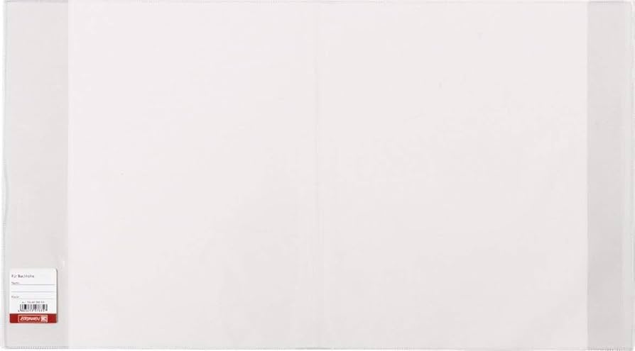 Brunnen -  Buchschoner  275x545mm klar mit Adressfeld