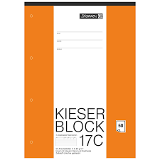 Brunnen - Kieser-Arbeitsblock - A4 - 50 Blatt - Lin. 21 liniert - chlorfrei