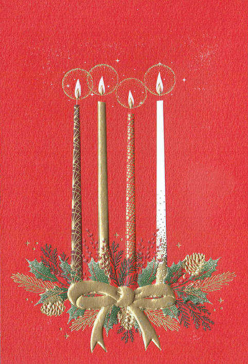 ABC - Weihnachten Glückwunschkarten - 8 Karten DIN B 6