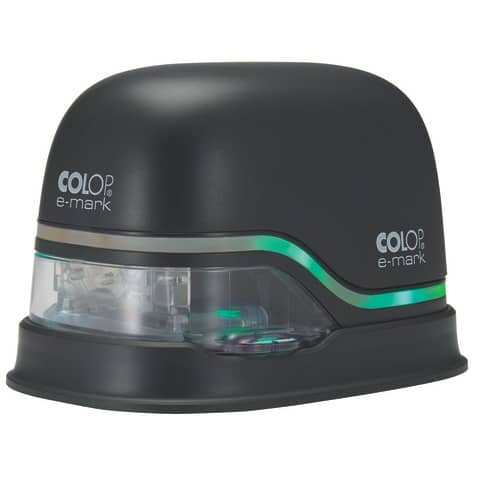 COLOP® - e-mark® Digitalstempel - elektronisches Markiergerät mit mehrfarbigem Abdruck, schwarz