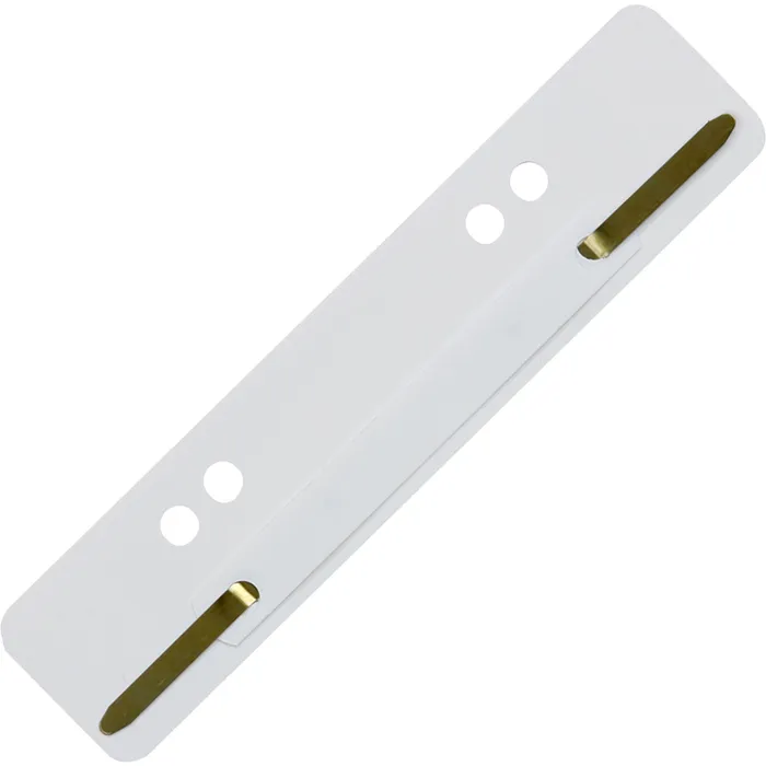 Heftstreifen kurz-Plastik weiß 25ST/PG