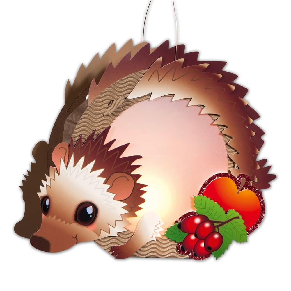 Folia - Laternen Bastelset - Igel - 23x33cm
