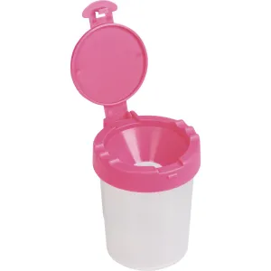 Brunnen -  Wasserbecher mit Deckel tulip - pink