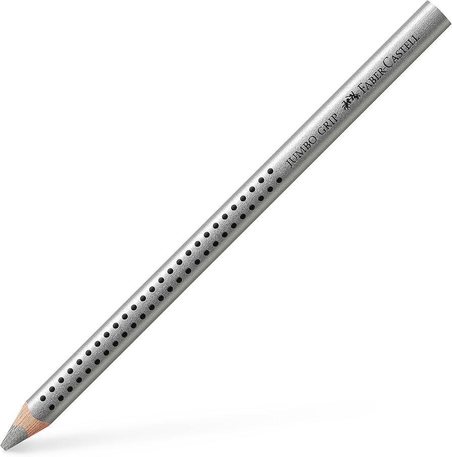 Faber-Castell  - Farbstift Jumbo-Grip - Silber