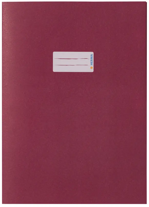 Herma -  Hefthülle - A5 - Papier - Weinrot 