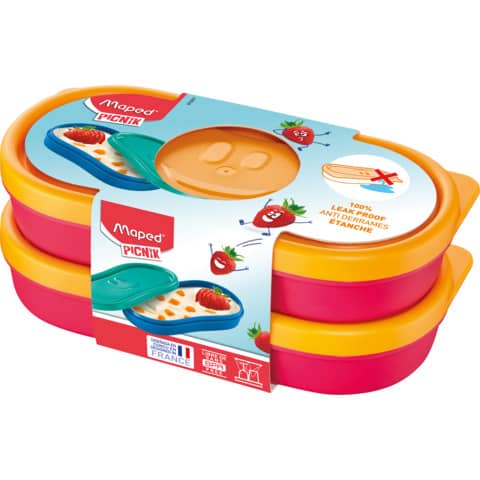 Maped® picnik - Brotbox Kids CONCEPT Snacks - 150 ml, pink