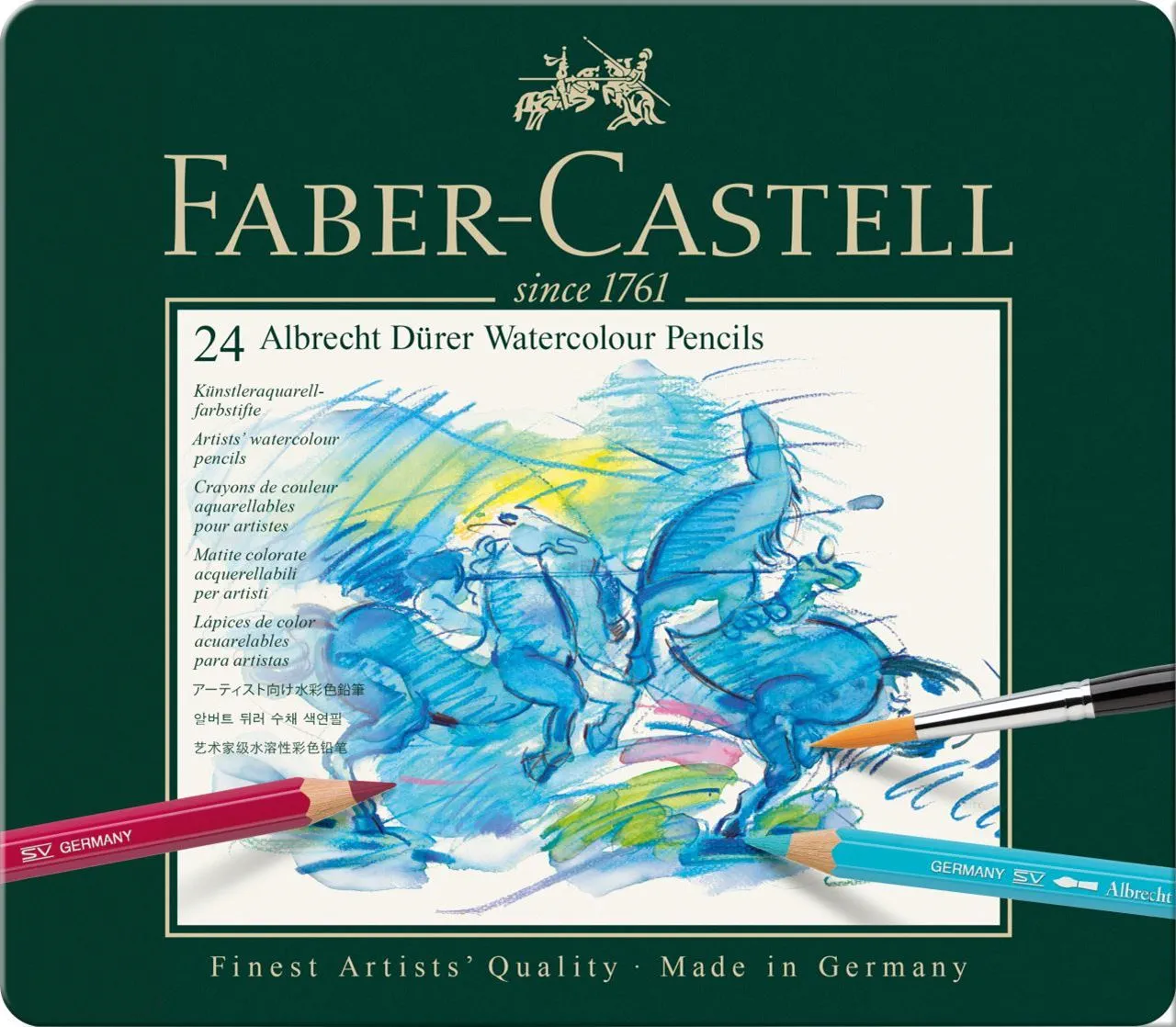 Faber-Castell - Aquarellstifte Albrecht Dürer - 24er Metalletui