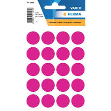 Herma - Haftetiketten - 19mm - 100Stk. - Pink