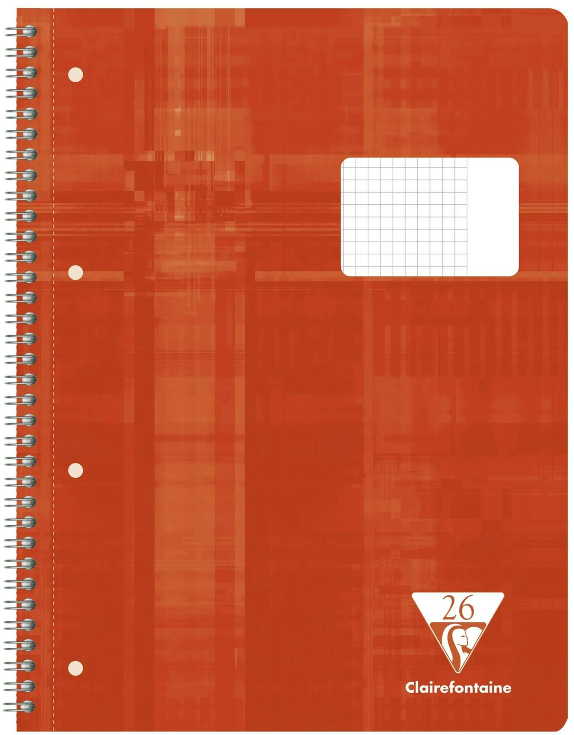 Clairefontaine - Collegeblock - A4 - Lin. 26 - 80 Blatt - kariert mit weißem Rand