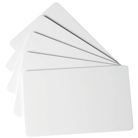 Durable - Plastikkarte - 100 Stück, standard, weiß