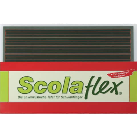 Staufen® - Schülertafel Original Scolaflex® B1A, Kunststoff, 25,9 x 17,7 cm, schwarz