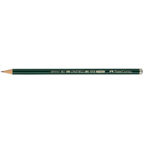 Faber-Castell - Stenobleistift CASTELL® 9008 - 2B, dunkelgrün