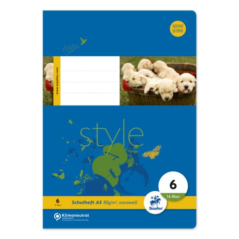 Staufen - Ursus Basic - Heft LIN5 - A5, 16 Blatt, 80 g/qm, kariert