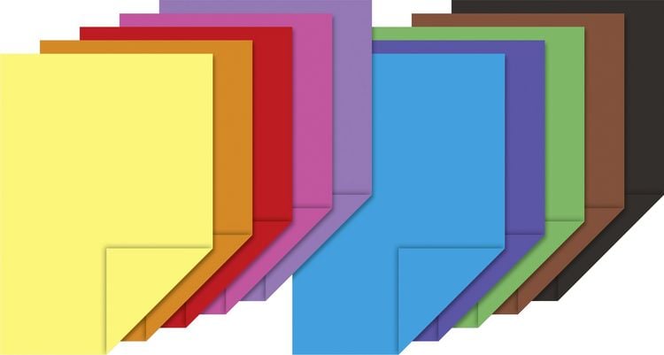 Brunnen -  Tonpapierblock  - A3,10Blatt, sortiert
