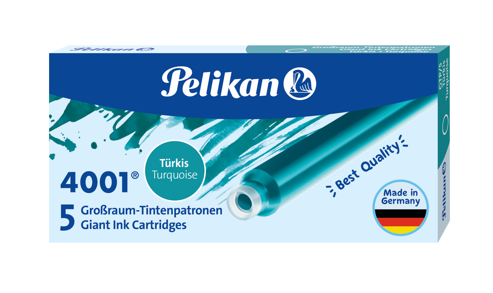 Pelikan - Großraum-Tintenpatrone 4001 GTP - 5 Stück