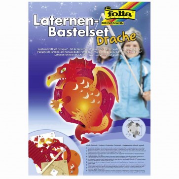 Folia - Laternen Bastelset - Drache - 23x33cm