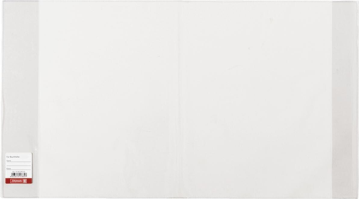 Brunnen -  Buchschoner  235x445mm klar mit Adressfeld
