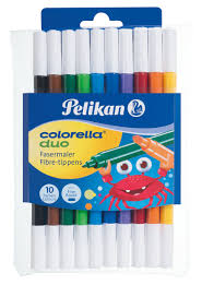 Pelikan - Faserschreiber - Colorella duo dick & dünn - 10Stk.