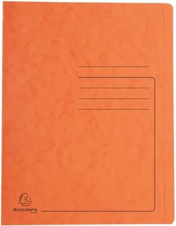 Exacompta - Schnellhefter - A4 - Karton - Orange Intensiv 